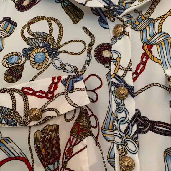 Printed blouse (size 1 or US6-8) - Picture 5 of 5